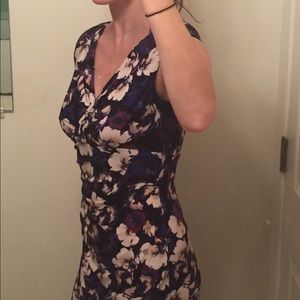 Ralph Lauren dress 8 purple/white/Black